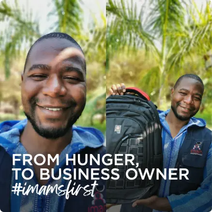 from hunger to business owner